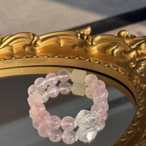Love in Bloom-Pink Crystal Bracelet