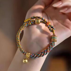 Colorful Six-Tibetan mantra bracelet for protection