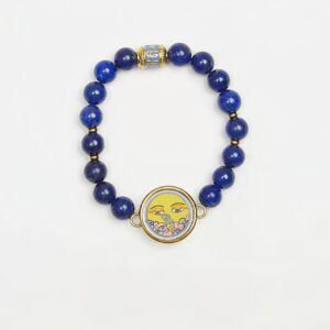 Third Eye Lapis Lazuli Bracelet – Good Fortune Charm Talisman