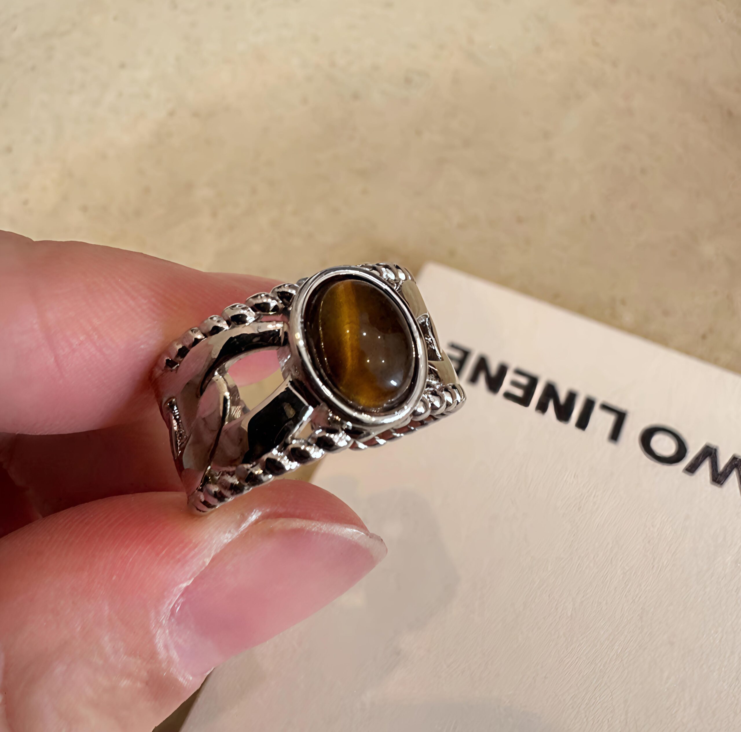 Tiger Eye Ring